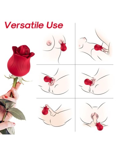 ARMONY - VIBRATORE E STIMOLATORE ROSA ROSSO