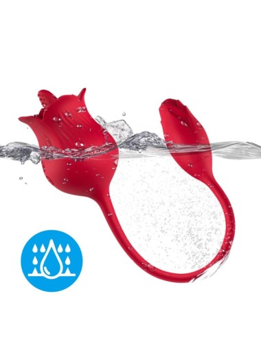 ARMONY - VIBRATORE ROSA CON COLA ROSSO