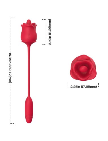 ARMONY - STIMOLATORE E VIBRATORE ROSA COLA ROSSO