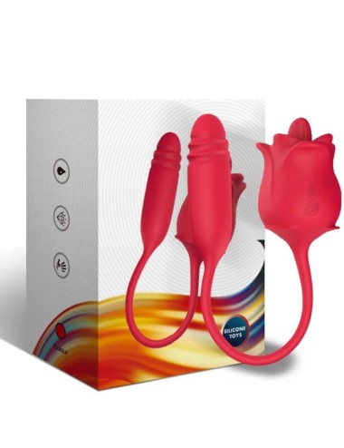 ARMONY - STIMOLATORE E VIBRATORE ROSA COLA ROSSO