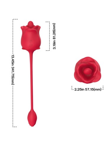 ARMONY - STIMOLATORE E VIBRATORE ROSA COLA ROSSO