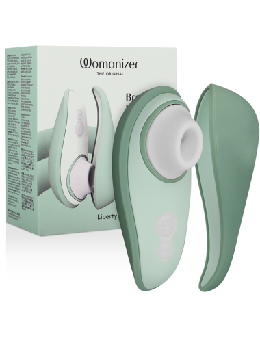 WOMANIZER - LIBERTY 2 STIMOLATORE CLITORIDE & VENTOSA VERDE CHIARO