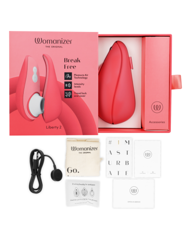 WOMANIZER - LIBERTY 2 STIMOLATORE CLITORIDE & VENTOSA ROSA