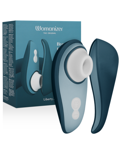 WOMANIZER - LIBERTY 2 STIMOLATORE CLITORIDE & VENTOSA BLU