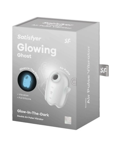 SATISFYER - GHOST AIR PULSE & VIBRATORE BIANCO