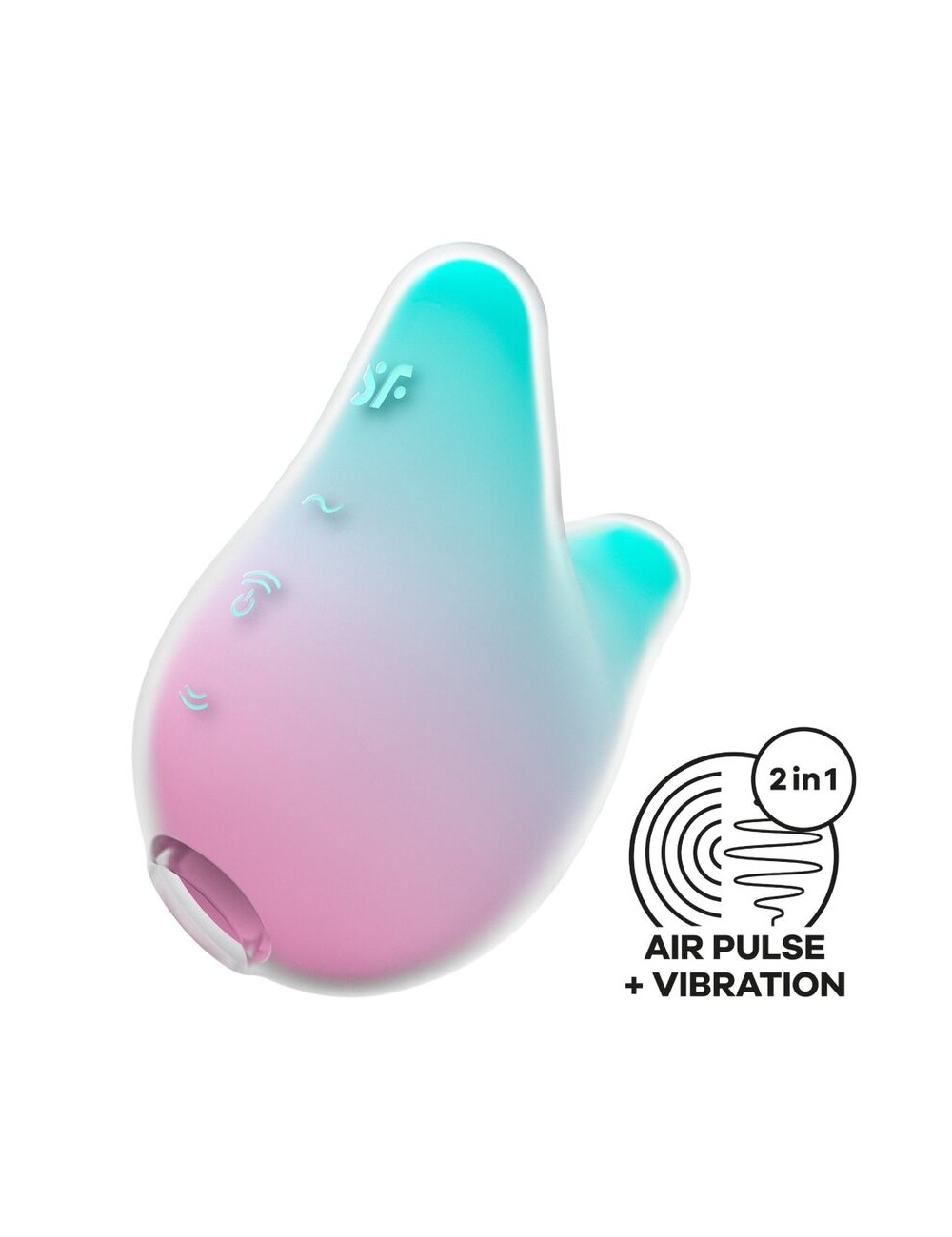 SATISFYER - MERMAID VIBES STIMOLATORE E VIBRATORE MENTA E ROSA SATISFYER - MERMAID VIBES STIMOLATORE E VIBRATORE MENTA E ROSA