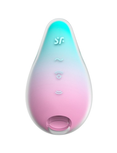 SATISFYER - MERMAID VIBES STIMOLATORE E VIBRATORE MENTA E ROSA