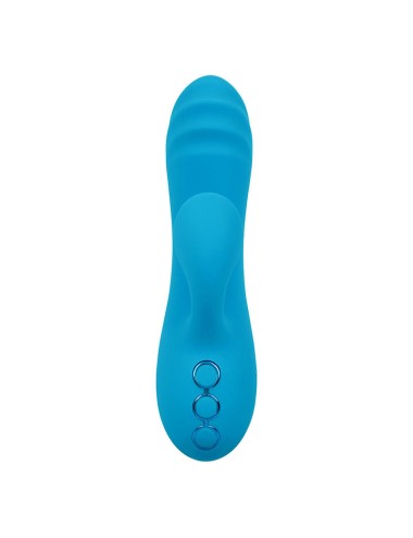 CALEXOTICS - SUNSET BEACH SEDUCER VIBRATORE E STIMOLATORE 10 FUNZIONI BLU
