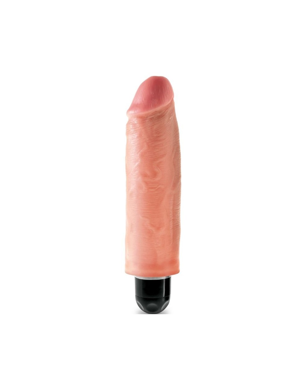 KING COCK - VIBRATORE RIGIDO REALISTICO 15.24 CM NATURALE