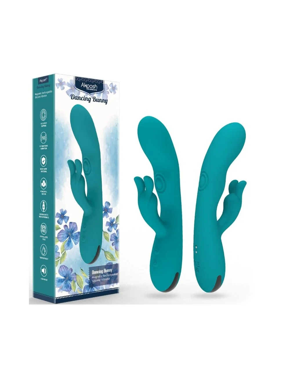 ARMONY - DANCING BUNNY VIBRATORE RABBIT 10 VELOCITÀ VERDE ARMONY - DANCING BUNNY VIBRATORE RABBIT 10 VELOCITÀ VERDE