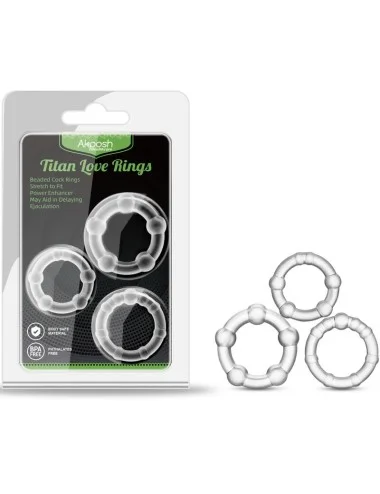 ARMONY - TITAN LOVE ANELLO CON PERLINE CARNE