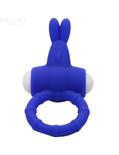 ARMONY - MS BUNNY ANELLO VIBRATORE IN SILICONE BLU