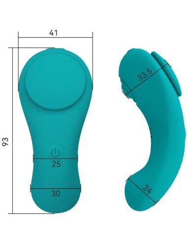 ARMONY - PLEASURE PANTY VIBRATORE TELECOMANDO 3 VELOCITÀ VERDE