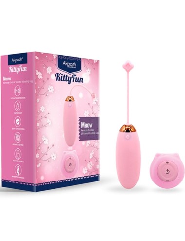 ARMONY - KITTY FUN VIBRATORE UOVO TELECOMANDO 10 VIBRAZIONI ROSA