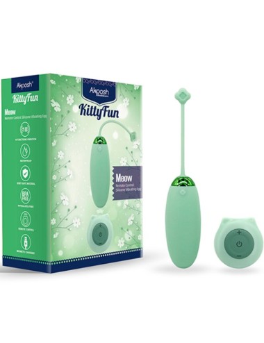 ARMONY - KITTY FUN VIBRATORE UOVO TELECOMANDO 10 VIBRAZIONI VERDE