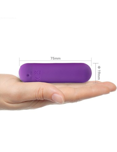 ARMONY - SPLASH HAHA VIBRATORE BULLET IN SILICONE 10 VIBRAZIONI 75 X 19 CM VIOLA