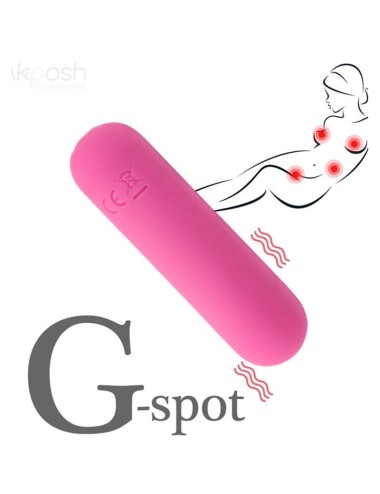 ARMONY - SPLASH HAHA VIBRATORE BULLET IN SILICONE 10 VIBRAZIONI 75 X 19 CM ROSA
