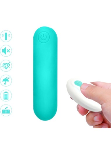 ARMONY - SPLASH JOLINE VIBRATORE BULLET IN SILICONE TELECOMANDO 10 VIBRAZIONI 65 X 15 CM VERDE