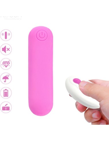ARMONY - SPLASH JOLINE VIBRATORE BULLET IN SILICONE TELECOMANDO 10 VIBRAZIONI 65 X 15 CM ROSA