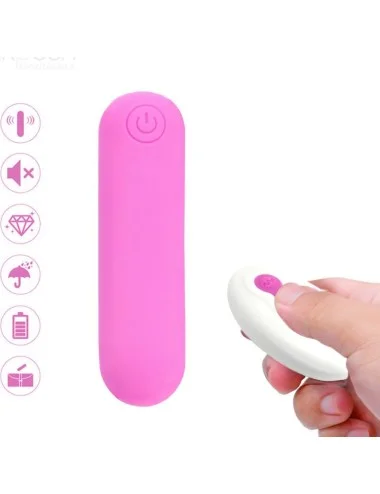 ARMONY - SPLASH JOLINE VIBRATORE BULLET IN SILICONE TELECOMANDO 10 VIBRAZIONI 65 X 15 CM ROSA