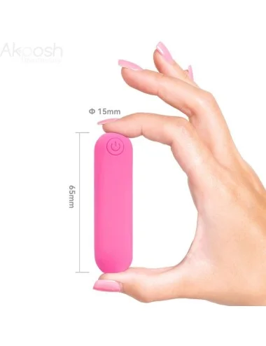 ARMONY - SPLASH JOLINE VIBRATORE BULLET IN SILICONE TELECOMANDO 10 VIBRAZIONI 65 X 15 CM ROSA