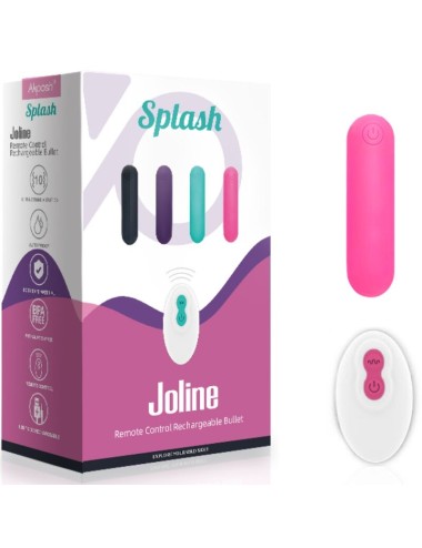 ARMONY - SPLASH JOLINE VIBRATORE BULLET IN SILICONE TELECOMANDO 10 VIBRAZIONI 65 X 15 CM ROSA
