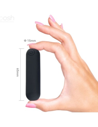 ARMONY - SPLASH JOLINE VIBRATORE BULLET IN SILICONE TELECOMANDO 10 VIBRAZIONI 65 X 15 CM NERO