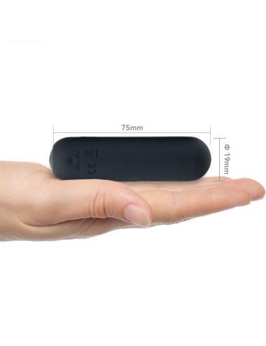 ARMONY - SPLASH JOIE VIBRATORE BULLET IN SILICONE TELECOMANDO 10 VIBRAZIONI 75 X 19 CM NERO