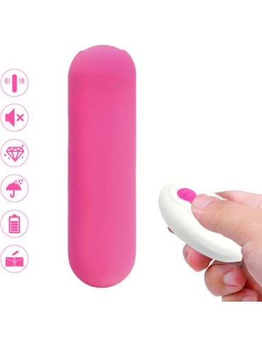 ARMONY - SPLASH JOIE VIBRATORE BULLET TELECOMANDO IN SILICONE 10 VIBRAZIONI 75 X 19 CM ROSA