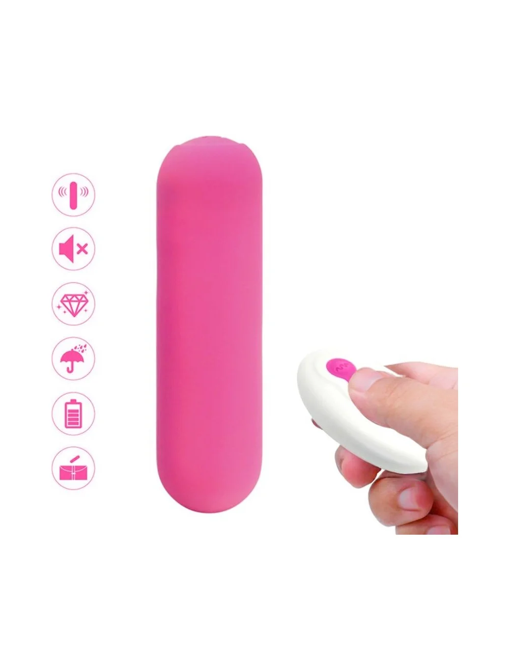 ARMONY - SPLASH JOIE VIBRATORE BULLET TELECOMANDO IN SILICONE 10 VIBRAZIONI 75 X 19 CM ROSA ARMONY - SPLASH JOIE VIBRATORE BULLET TELECOMANDO IN SILICONE 10 VIBRAZIONI 75 X 19 CM ROSA
