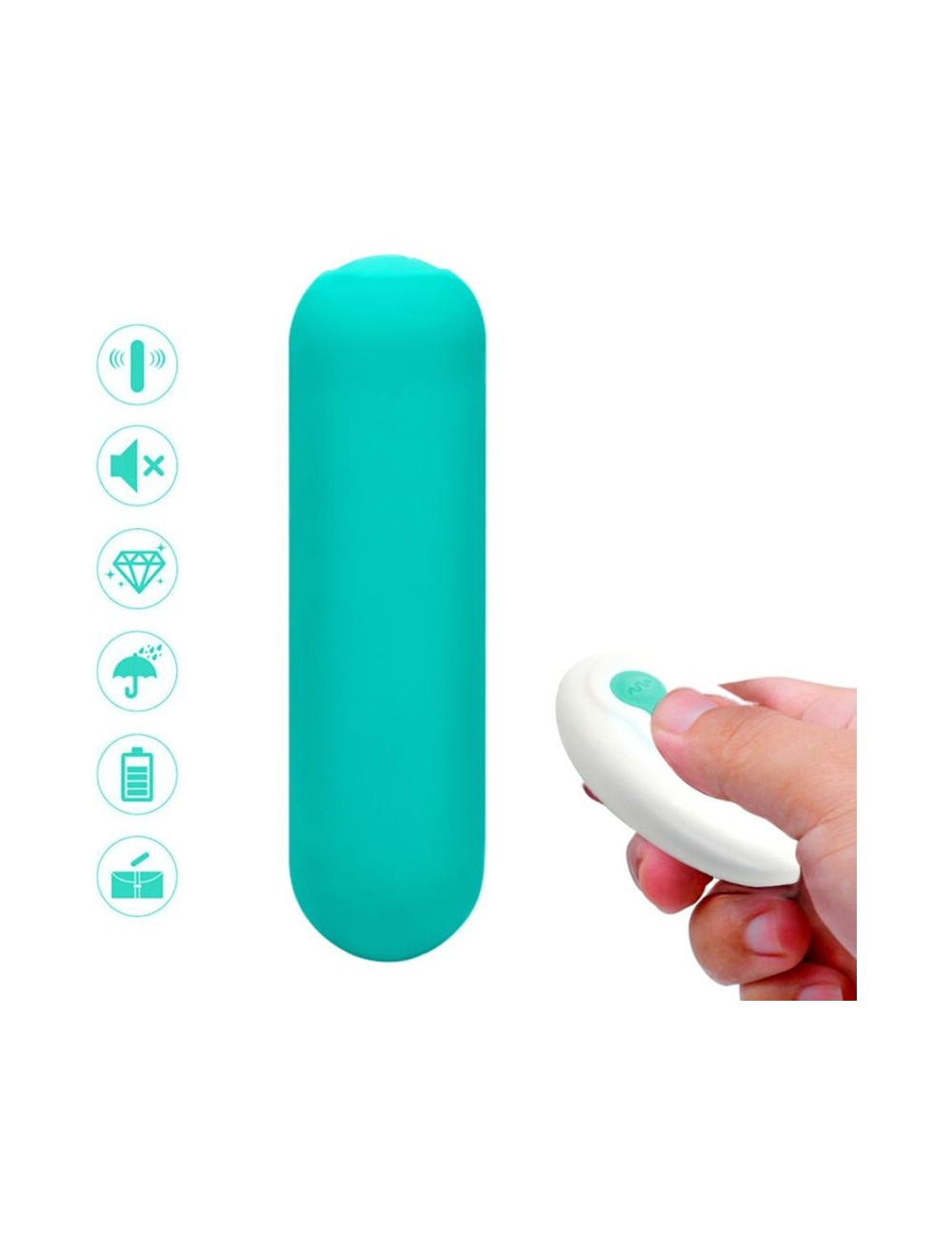 ARMONY - SPLASH JOIE VIBRATORE BULLET TELECOMANDO IN SILICONE 10 VIBRAZIONI 75 X 19 CM VERDE ARMONY - SPLASH JOIE VIBRATORE BULLET TELECOMANDO IN SILICONE 10 VIBRAZIONI 75 X 19 CM VERDE