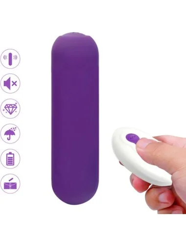 ARMONY - SPLASH JOIE VIBRATORE BULLET TELECOMANDO IN SILICONE 10 VIBRAZIONI 75 X 19 CM VIOLA