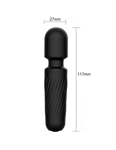 ARMONY - YOUR MAGIC MASSAGGIATORE E VIBRATORE RICARICABILE 10 VIBRAZIONI NERO