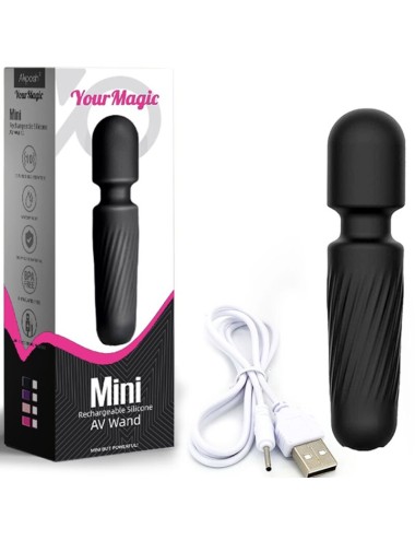 ARMONY - YOUR MAGIC MASSAGGIATORE E VIBRATORE RICARICABILE 10 VIBRAZIONI NERO