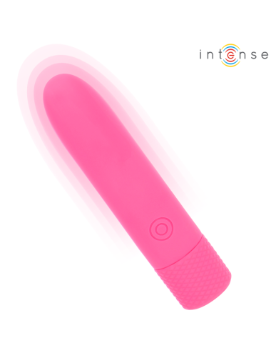 INTENSE - SYMONE USB RICARICABILE VIBRANTE BULLET 8 VIBRAZIONI ROSA 10 X 2,2 CM