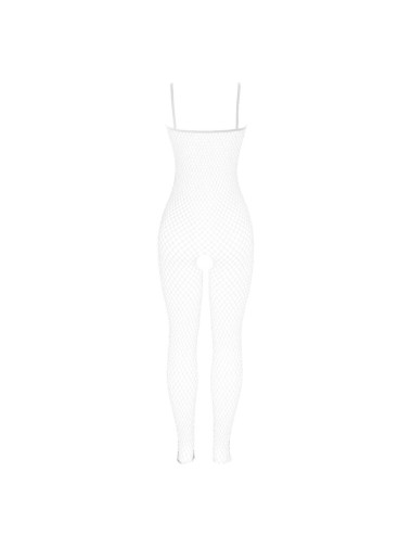 SUBBLIME - 951740 BODYSTOCKING BIANCO A RETE SENZA CAVALLO CON FIOCCHI TAGLIA UNICA