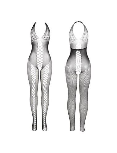 SUBBLIME - 951832 BODYSTOCKING CON SCHIENA APERTA E DETTAGLI INCROCIATI NERO TAGLIA UNICA