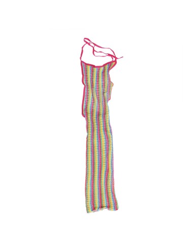 SUBBLIME - 952341 BODYSTOCKING A RETE ARCOBALENO TAGLIA UNICA