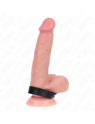 KINK - ANELLO PER PENE IN PELLE CON CHIUSURA A PRESSIONE 21