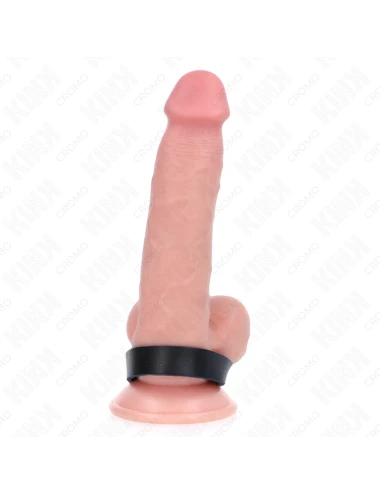KINK - ANELLO PER PENE IN PELLE CON CHIUSURA A PRESSIONE 21