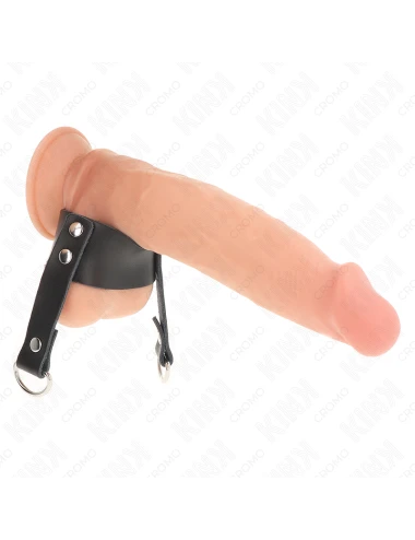KINK - ANELLO PER PENE CON ANELLI A FORMA DI "D" 18