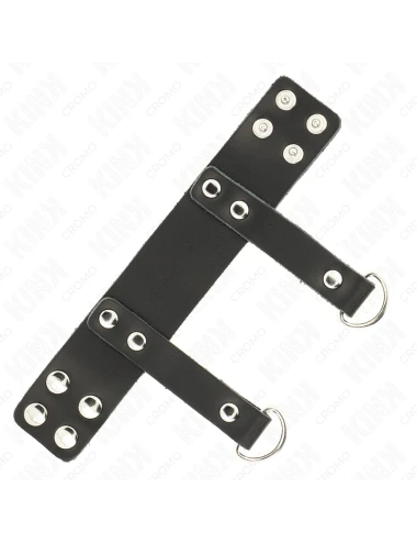 KINK - ANELLO PER PENE CON ANELLI A FORMA DI "D" 18,5 X 3,3 CM
