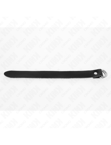 KINK - ANELLO PER PENE IN PELLE CON CHIUSURA A PRESSIONE 22 X 2 CM