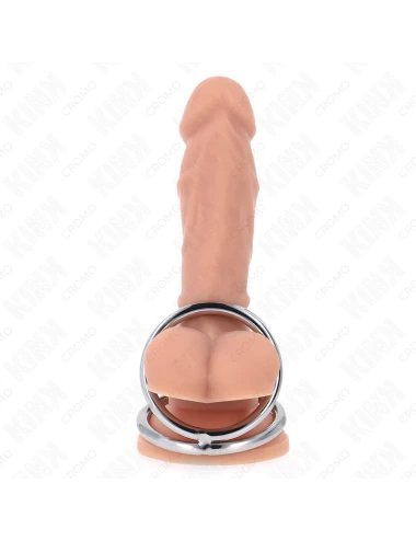 KINK - ANELLO PER PENE IN METALLO CROMATO TRIPLO DA 3