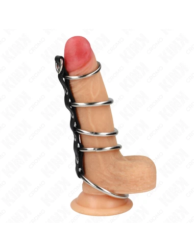 KINK - 5 ANELLI PER PENE IN METALLO DA 3