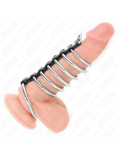 KINK - 7 ANELLI PER PENE IN METALLO DA 3