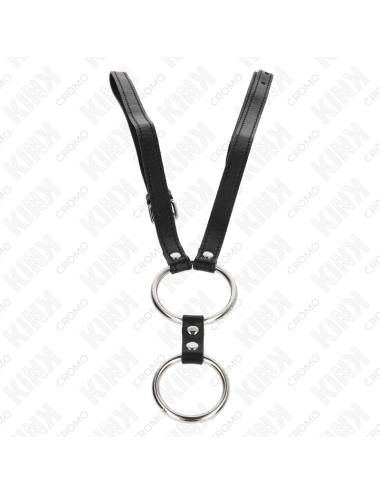 KINK - DOPPIO ANELLO PER PENE IN METALLO DA 3