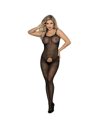 SUBBLIME - 951726 BODYSTOCKING A RETE ELASTICA NERA SENZA CAVALLO TAGLIA UNICA
