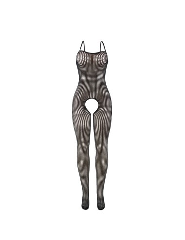 SUBBLIME - 951726 BODYSTOCKING A RETE ELASTICA NERA SENZA CAVALLO TAGLIA UNICA