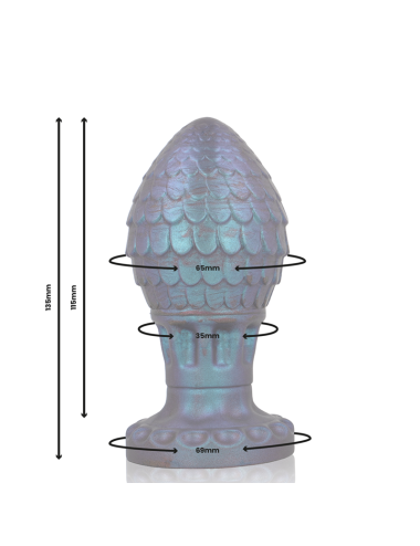 EPIC - VRAKOS PLUG ANALE DRAGON EGG TAGLIA L